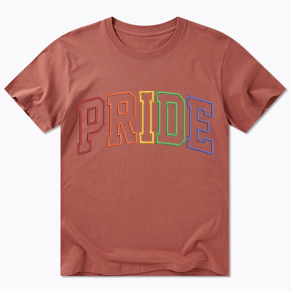 Embroidered Pride Classic T-Shirt