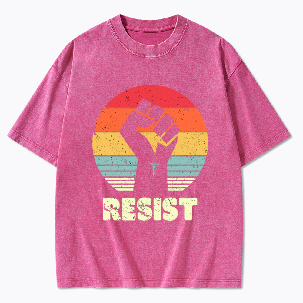 Resist Fist Washed T-Shirt