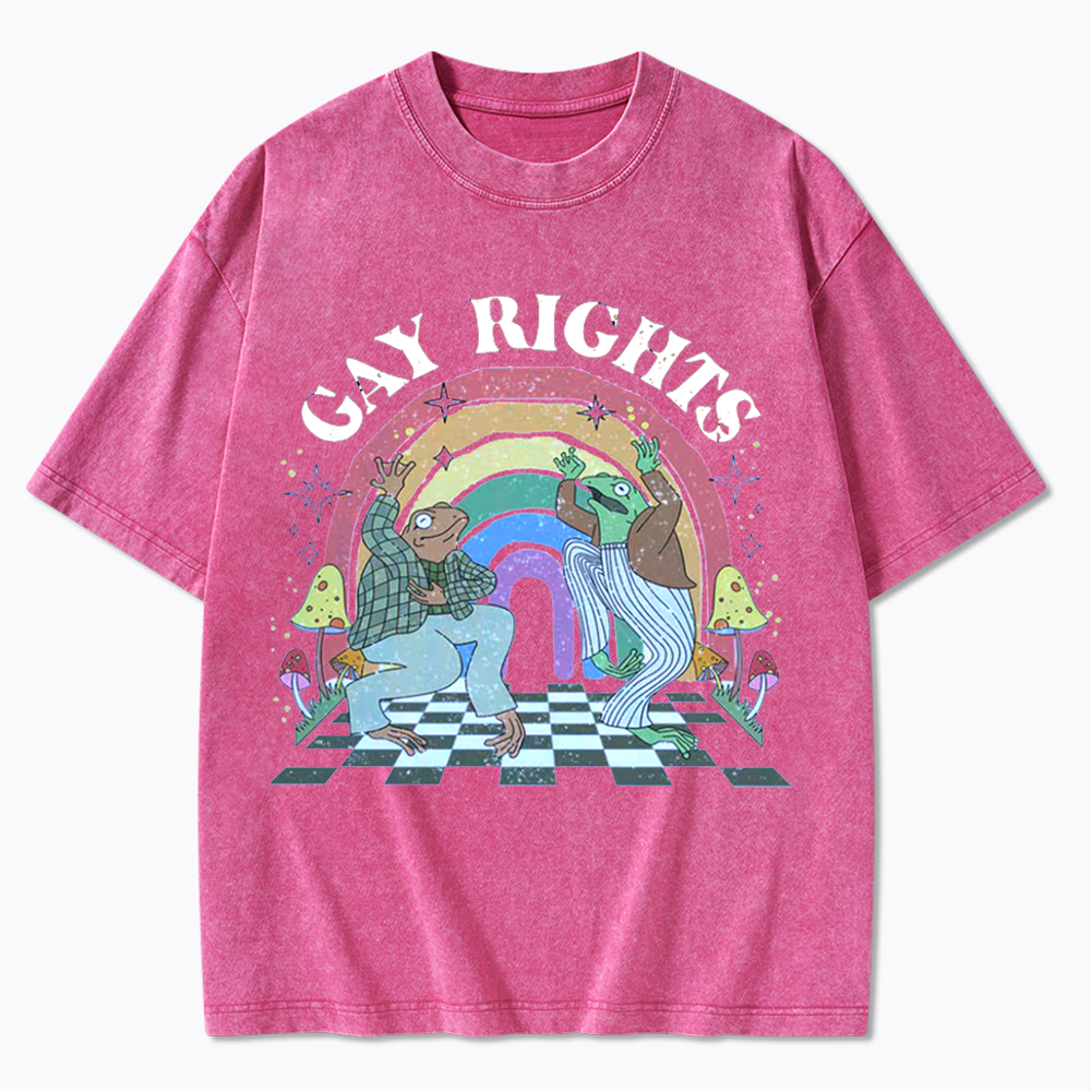 Pride Flag Washed T-Shirt