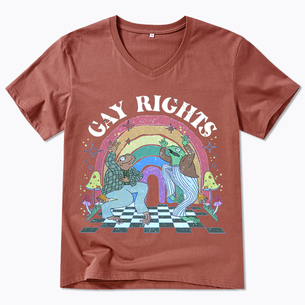 Pride Flag V-Neck Classic T-Shirt