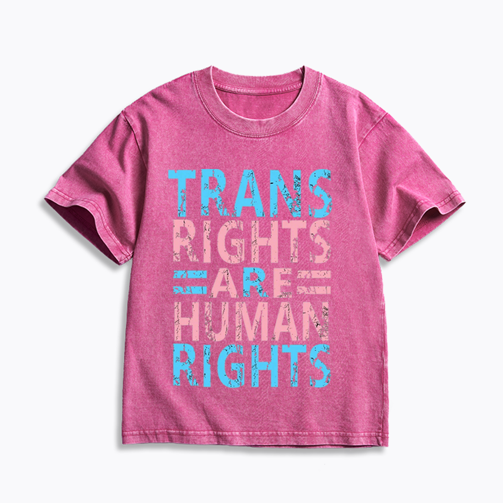 Human Rights Kids Washed T-Shirt 