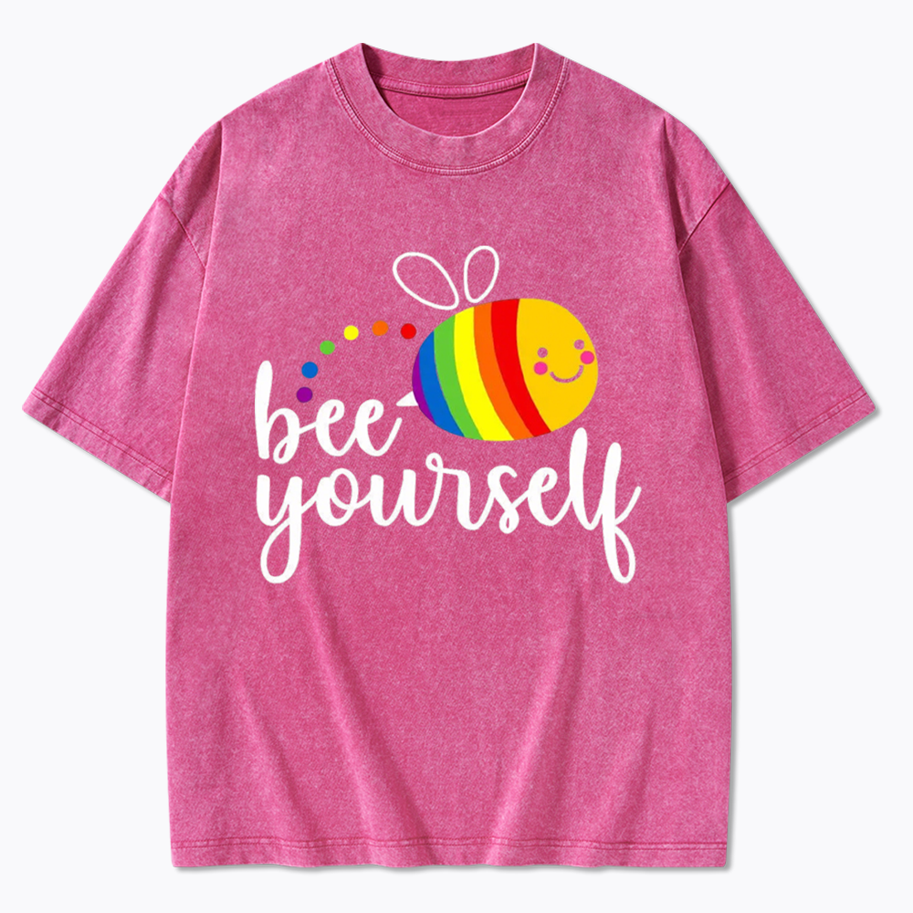 Bee Yourself Washed T-Shirt