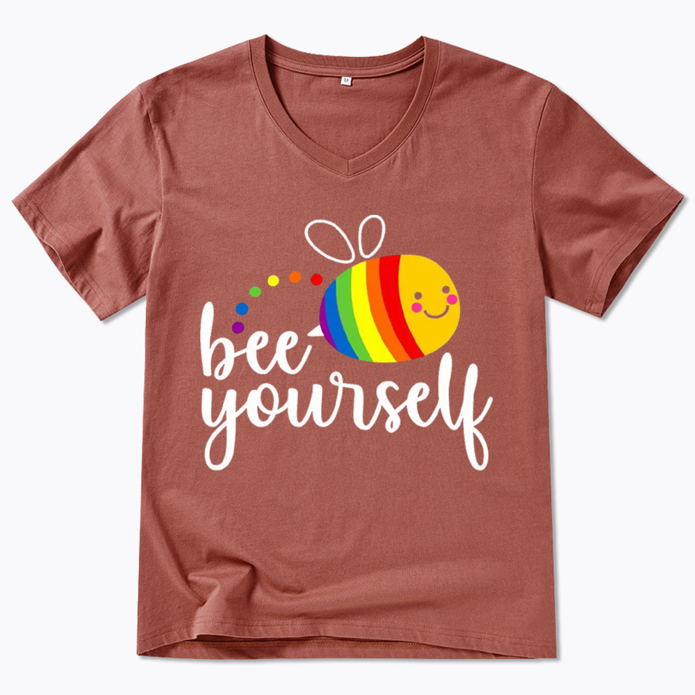 Bee Yourself V-Neck Classic T-Shirt