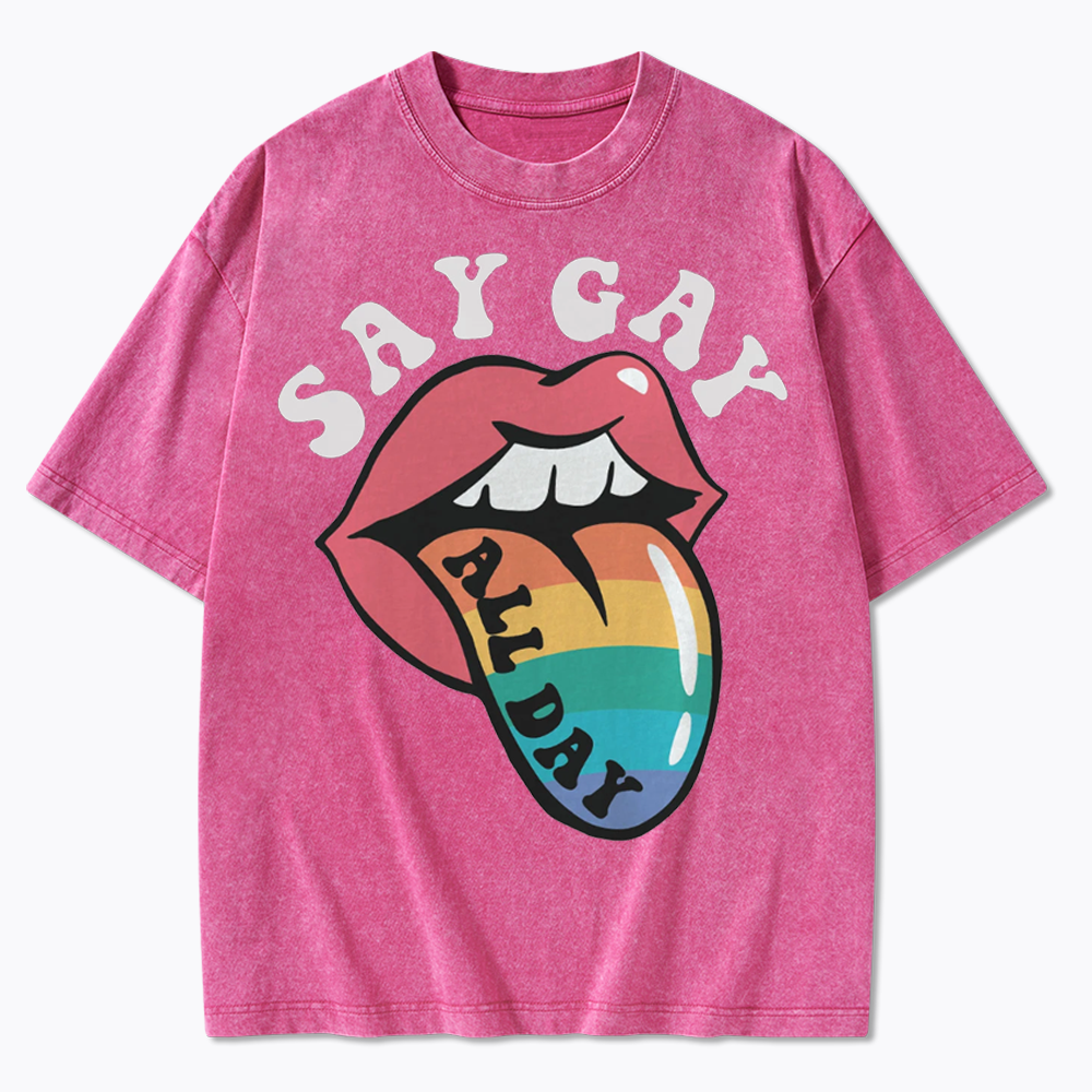 Cute Pride Washed T-Shirt