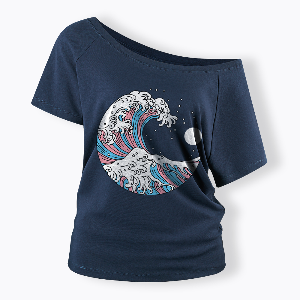 Transgender Off Shoulder T-Shirt