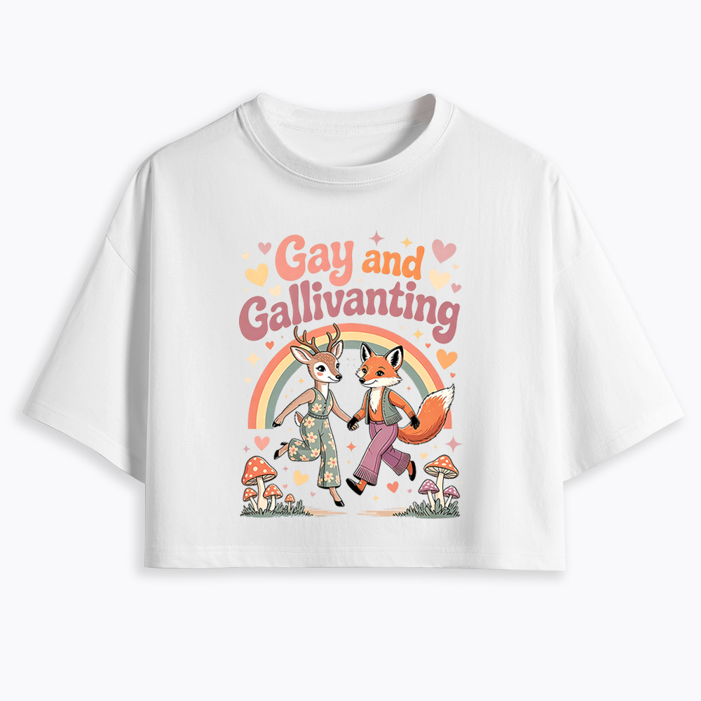 Gay and Gallivanting Cropped T-Shirt