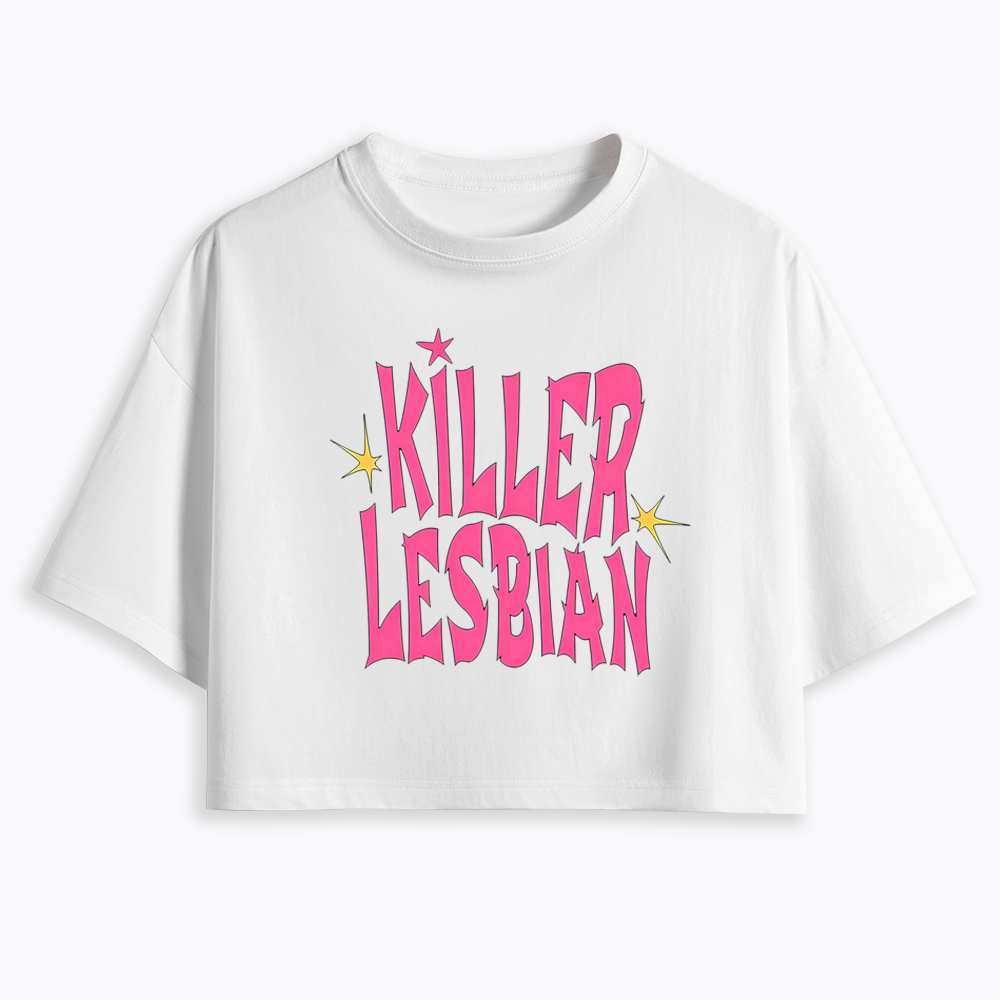 Killer Lesbian Cropped T-Shirt