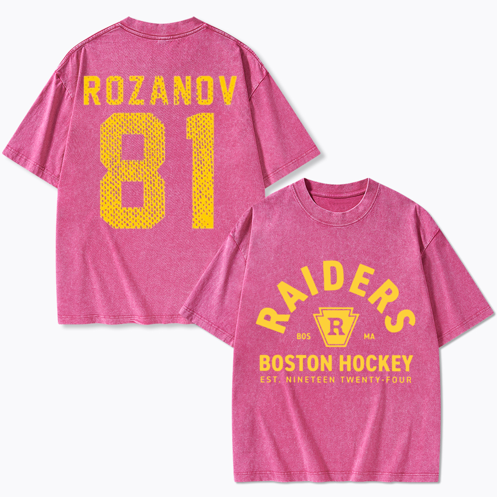 Boston Raiders Hockey Washed T-Shirt