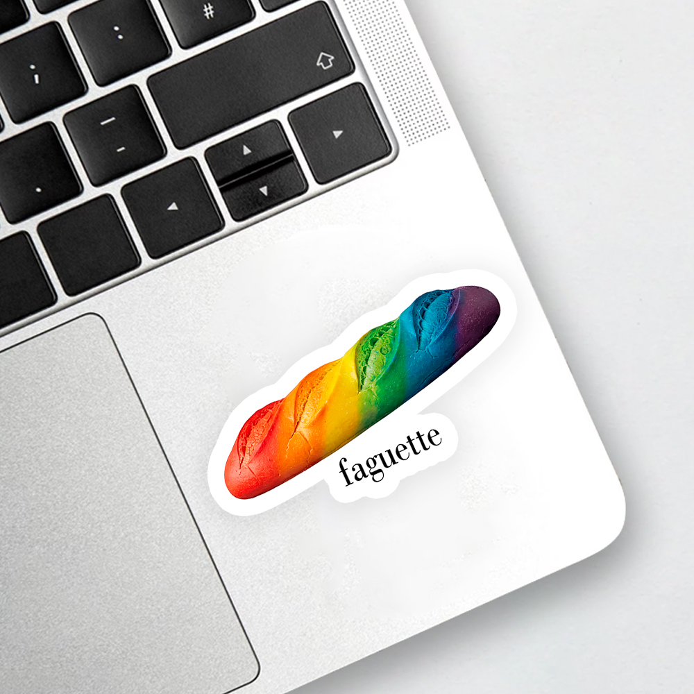 Faguette LGBT Comfort Colors Sticker