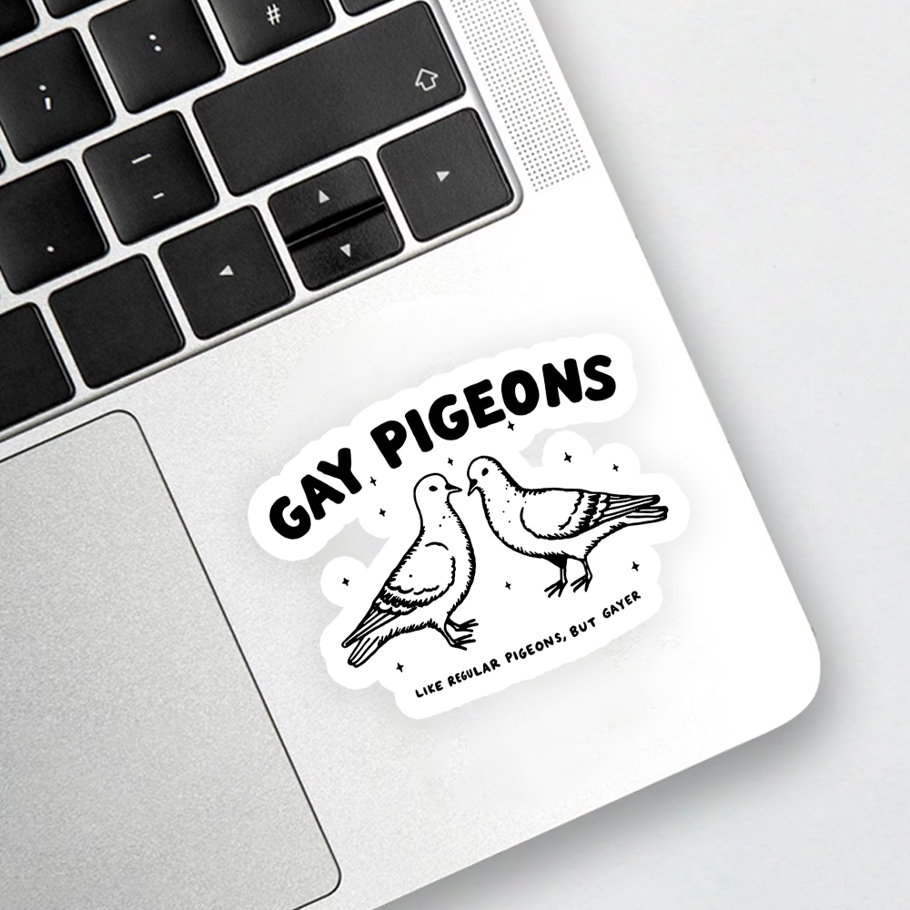 Gay Pigeons Sticker