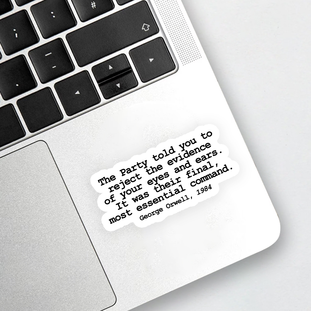 Reject The Evidence Sticker