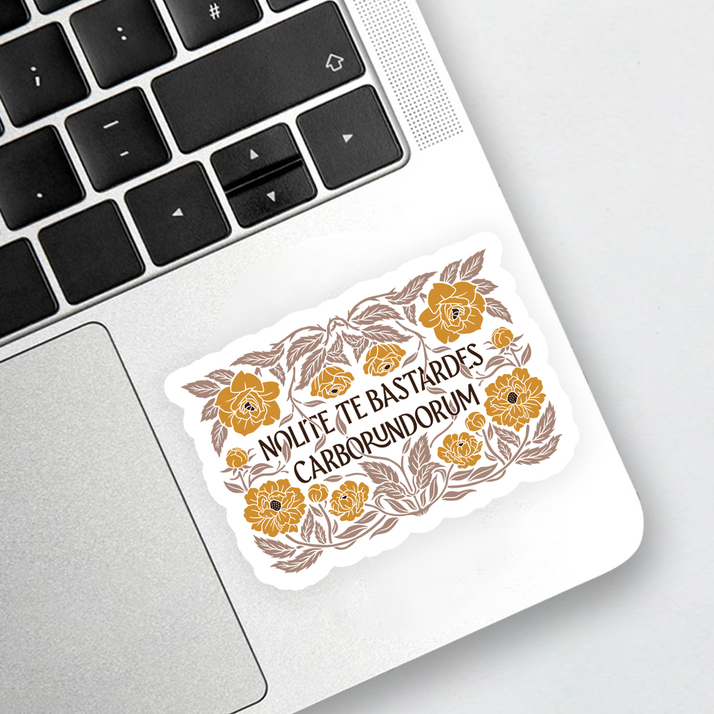Stay Strong Floral Vintage Sticker