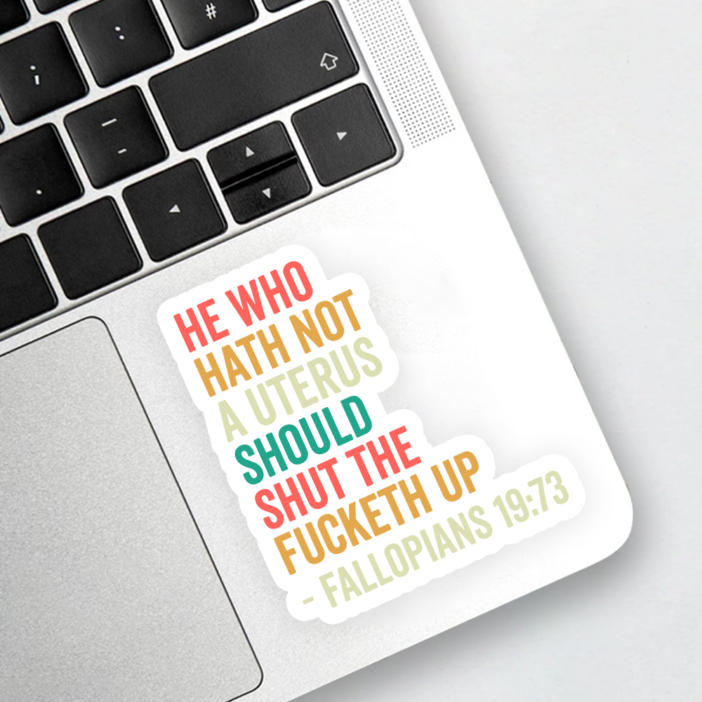 Pro Choice Feminist Women Rights Sticker