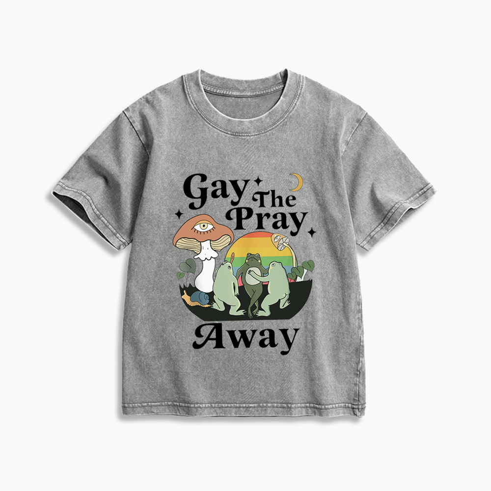 Pray Away Kids Washed T-Shirt