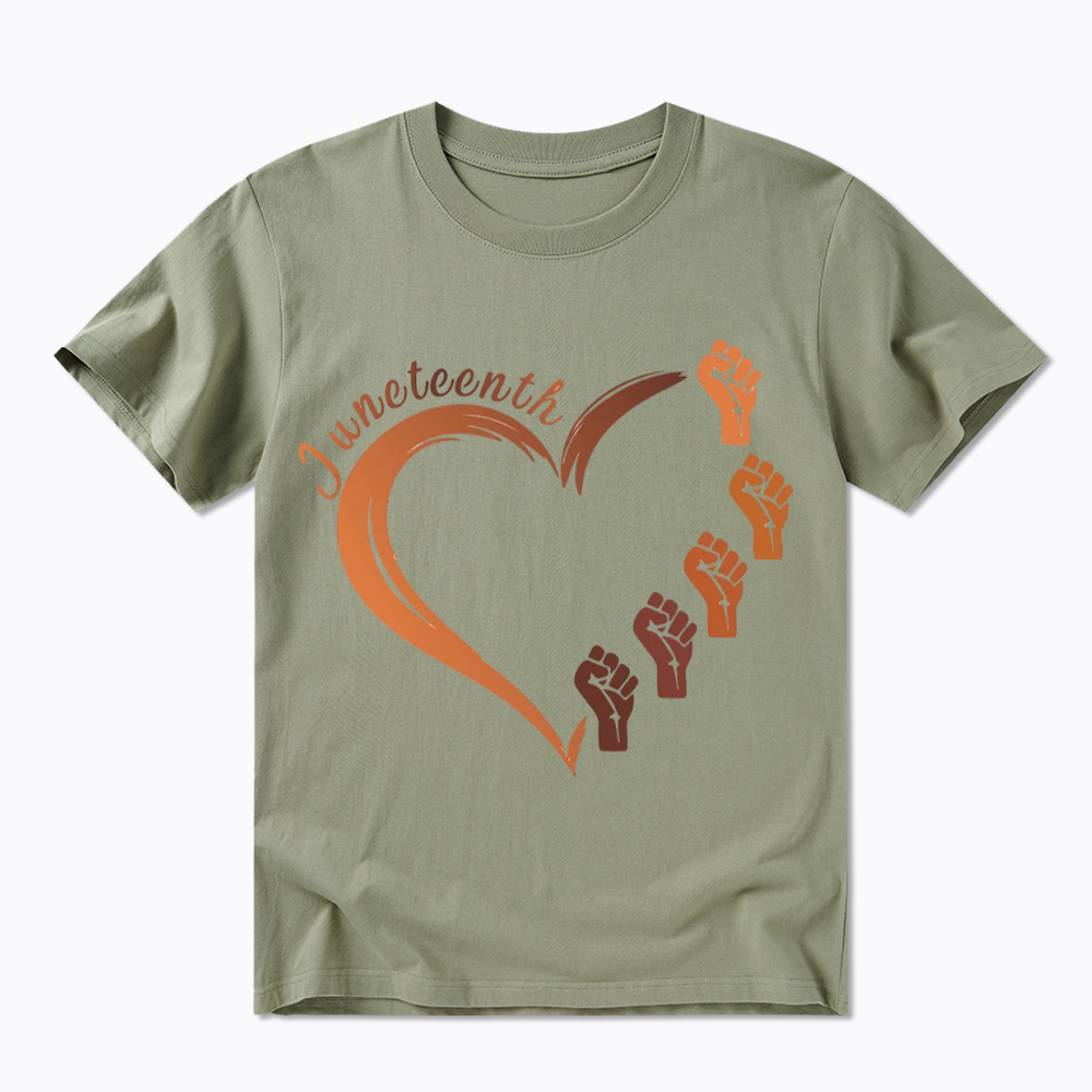 Juneteenth Heart Black Pride Classic T-Shirt
