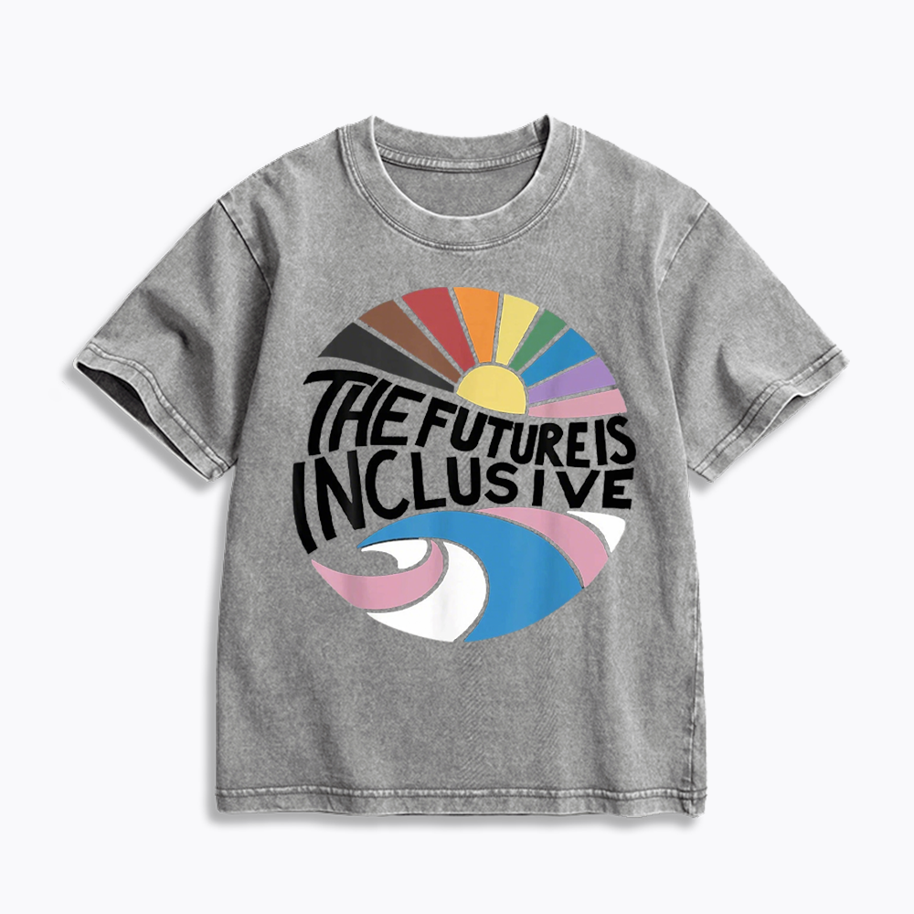 The Future Is Queer Kids Washed T-Shirt
