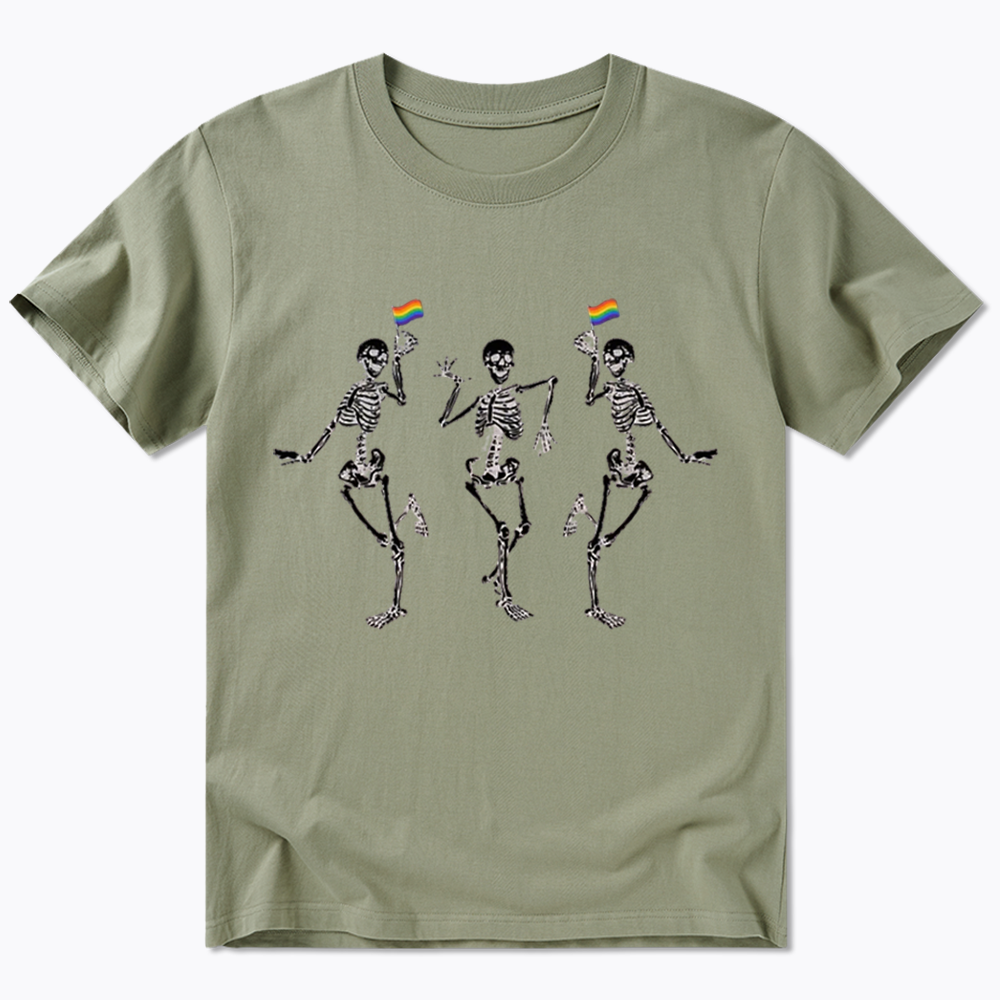 pride dancing skeleton Classic T-Shirt