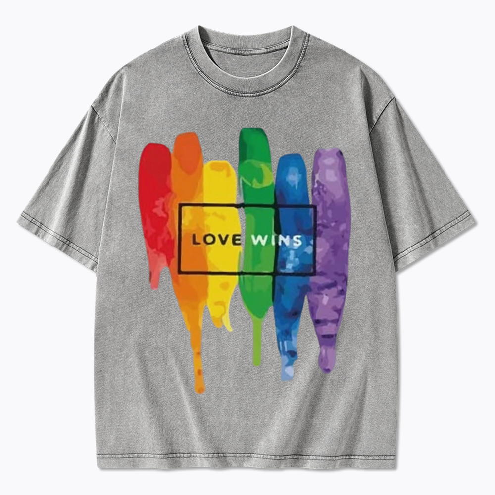 Love Wins Washed T-Shirt