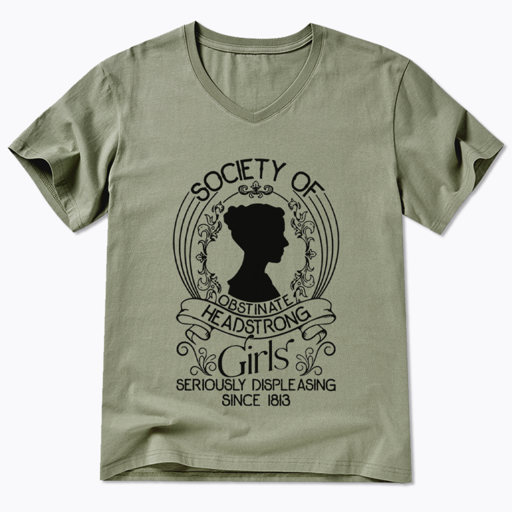 Society Of Obstinate Headstrong Girls V-Neck Classic T-Shirt