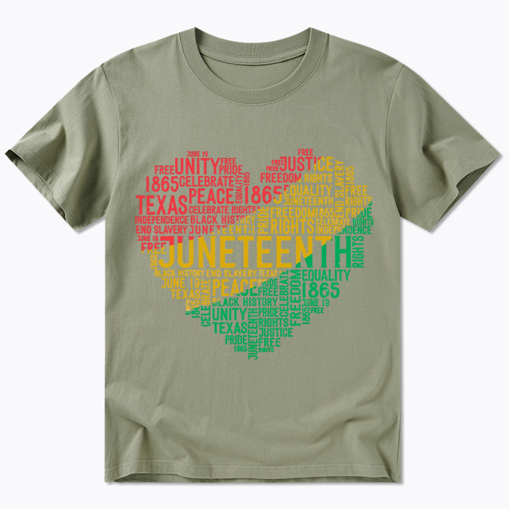 Juneteenth Heart Black History Classic T-Shirt