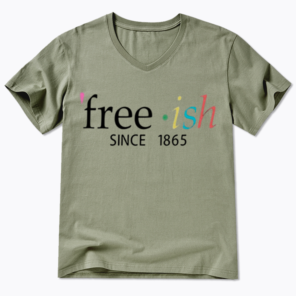 Freeish Juneteenth Since 1865 V-Neck Classic T-Shirt