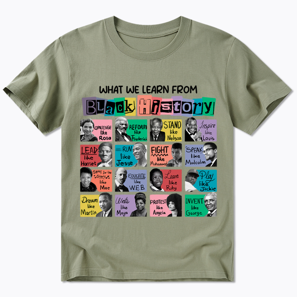 What We Learn From Black History Classic T-Shirt