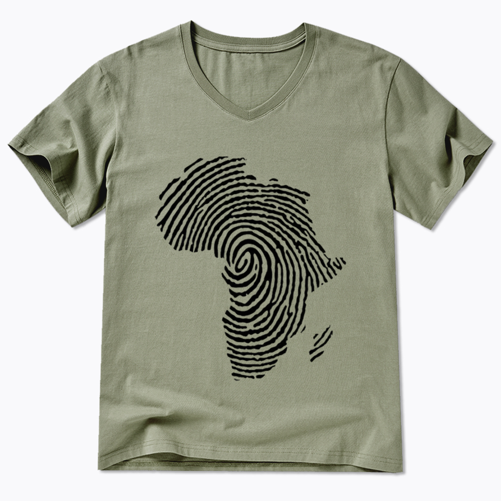 Black History African V-Neck Classic T-Shirt