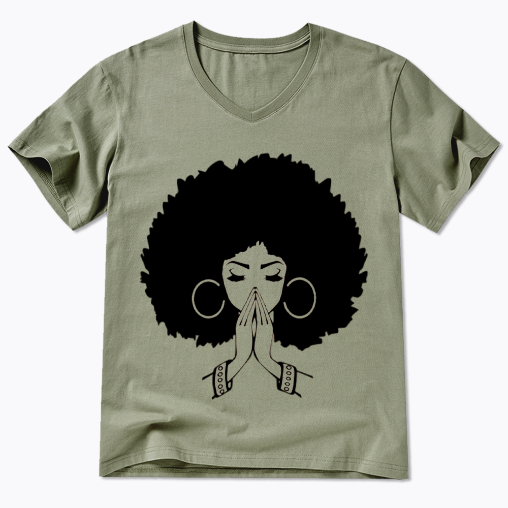 Black Girl Magic V-Neck Classic T-Shirt