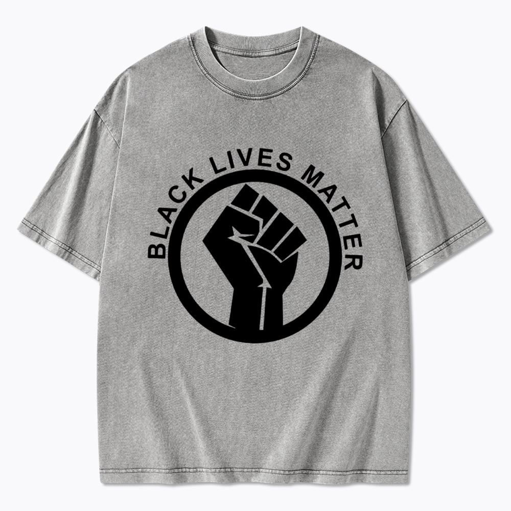 Black Lives Matter Washed T-Shirt