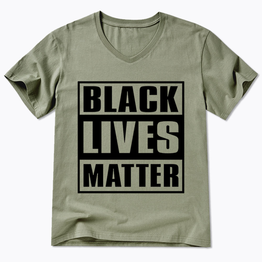 Black Lives Matter Equality Rights V-Neck Classic T-Shirt
