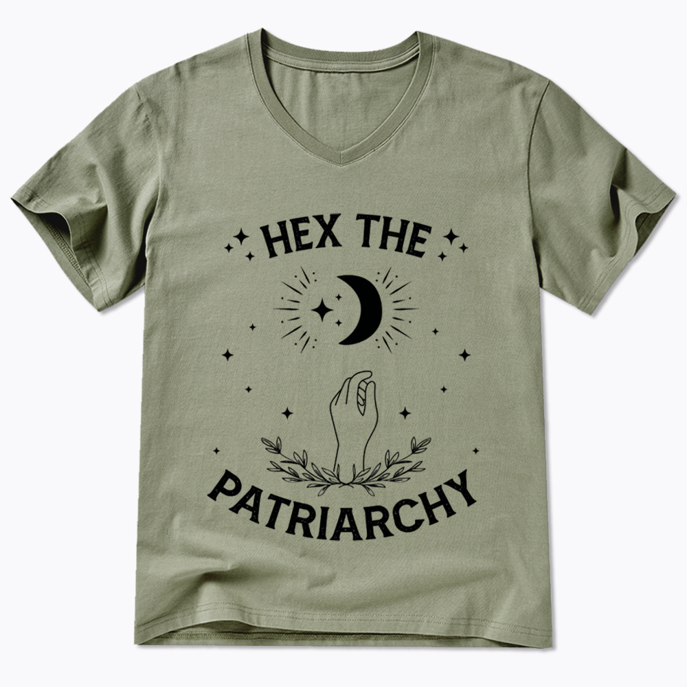 Hex The Patriarchy V-Neck Classic T-Shirt