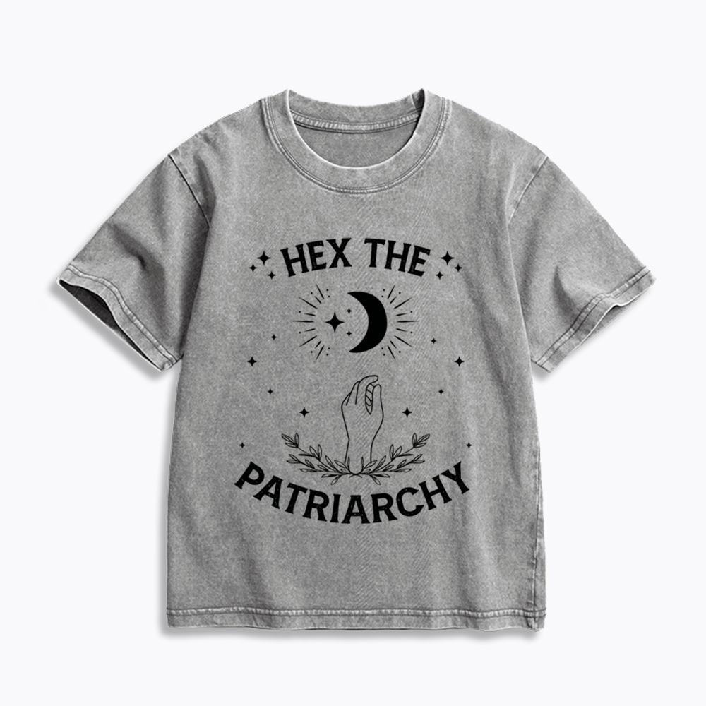Hex The Patriarchy Kids Washed T-Shirt