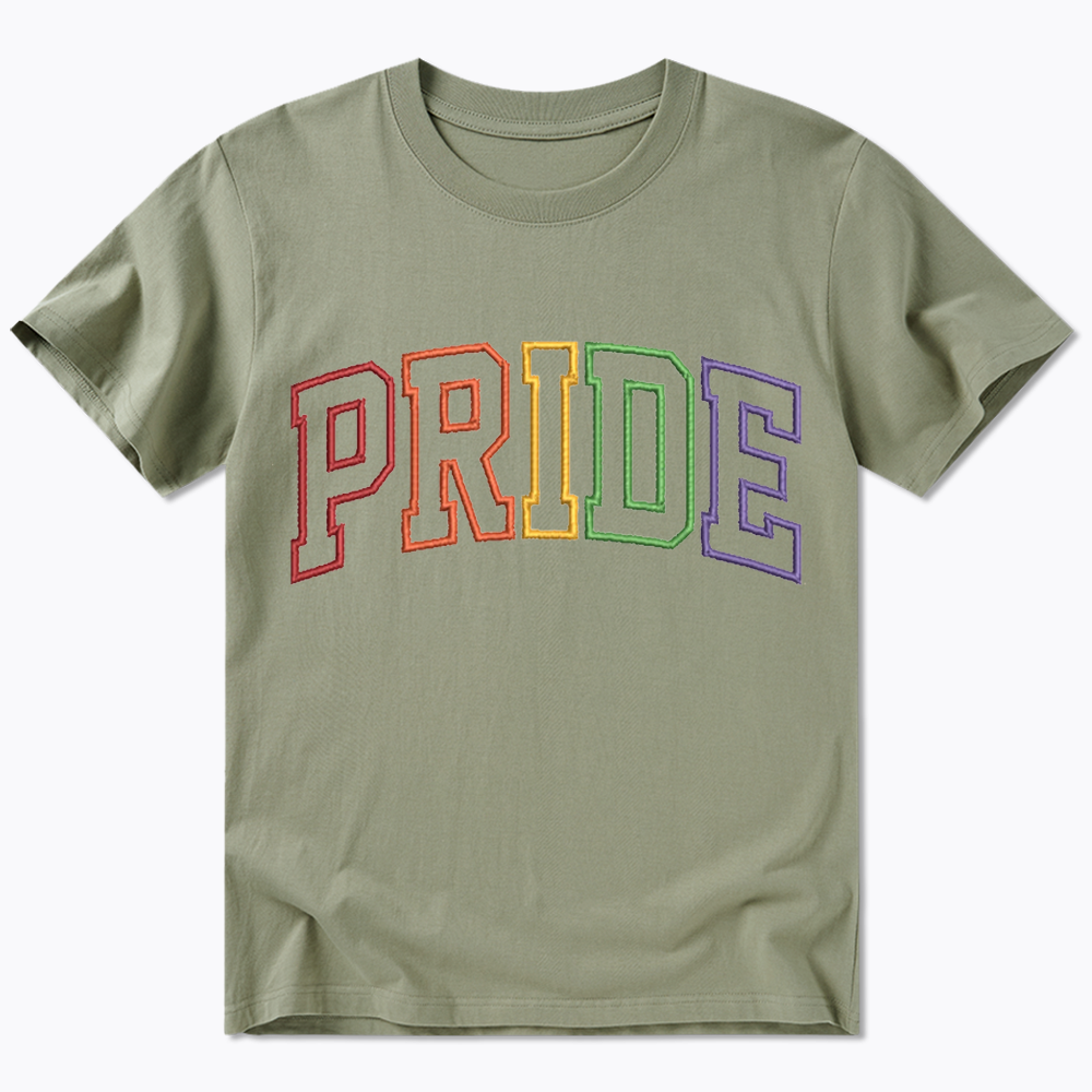 Embroidered Pride Classic T-Shirt