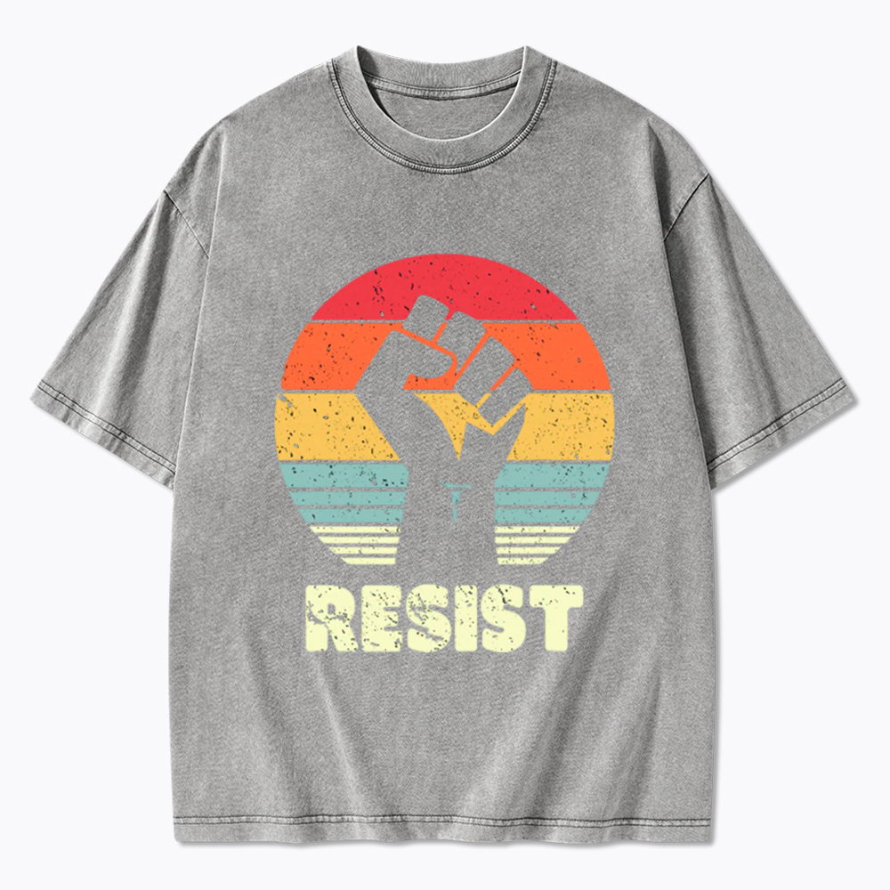 Resist Fist Washed T-Shirt