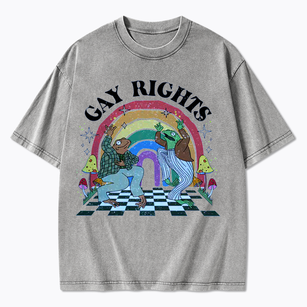 Pride Flag Washed T-Shirt