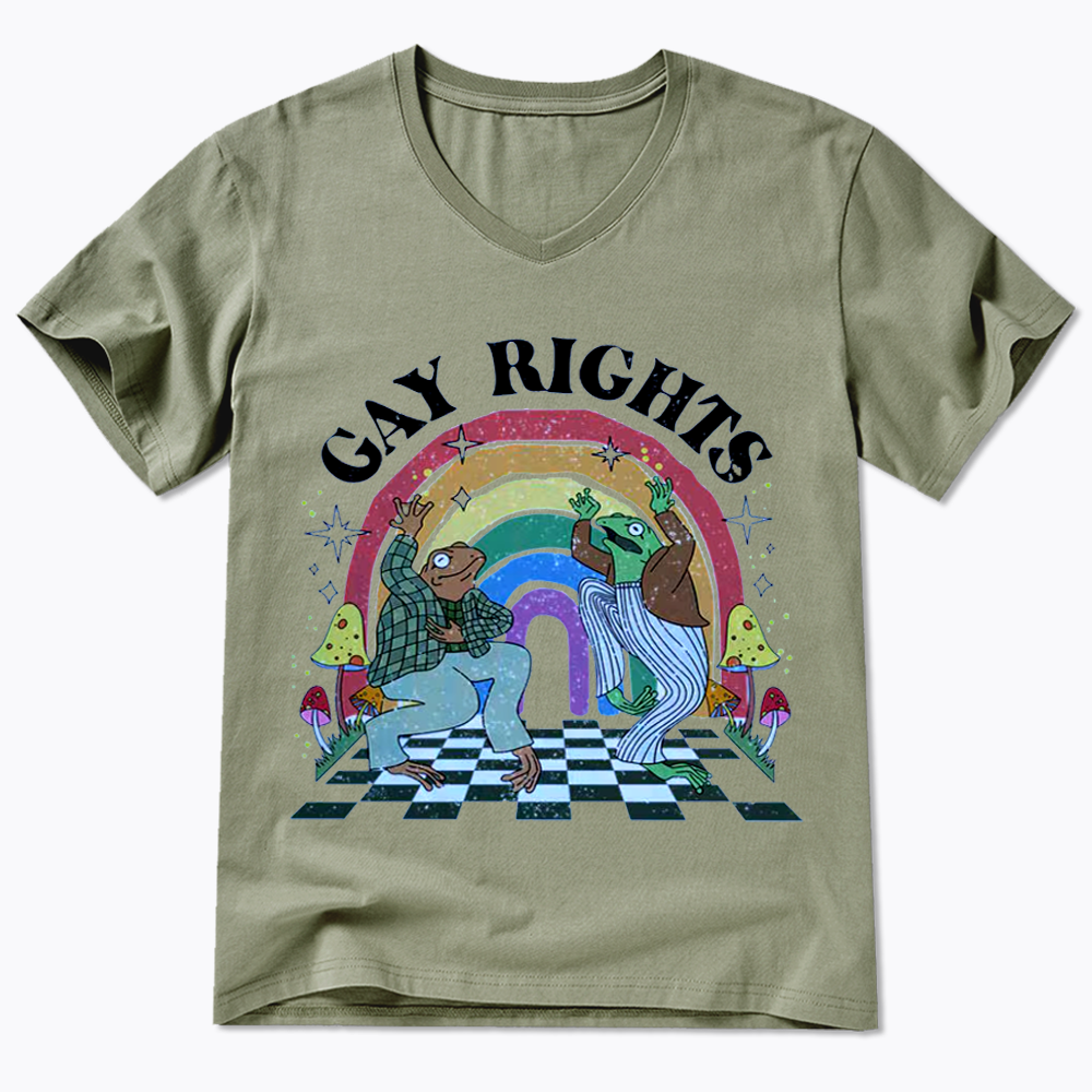 Pride Flag V-Neck Classic T-Shirt
