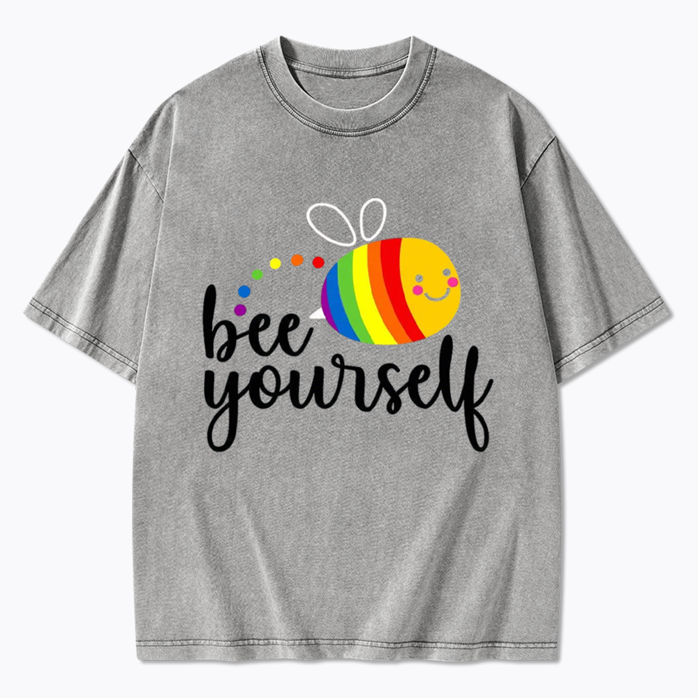Bee Yourself Washed T-Shirt