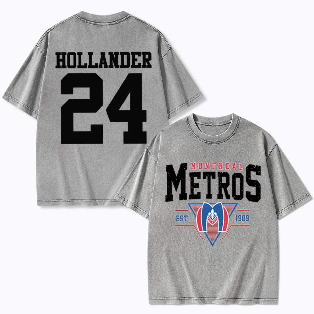 Montreal Metros Hockey Washed T-Shirt