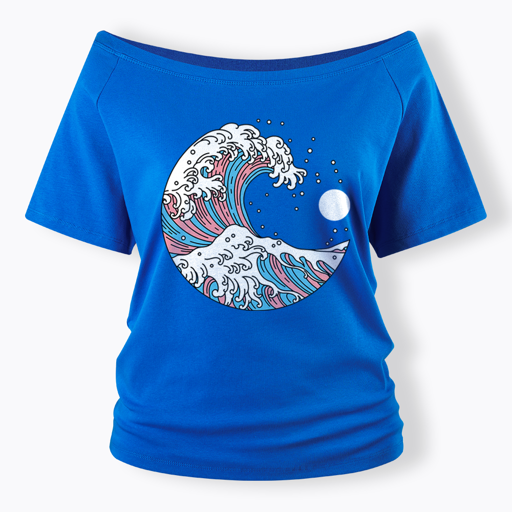 Transgender Off Shoulder T-Shirt