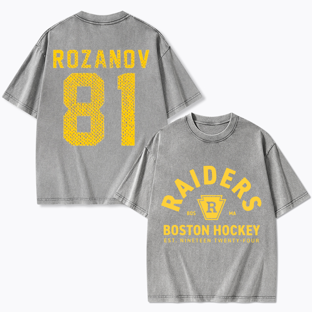 Boston Raiders Hockey Washed T-Shirt