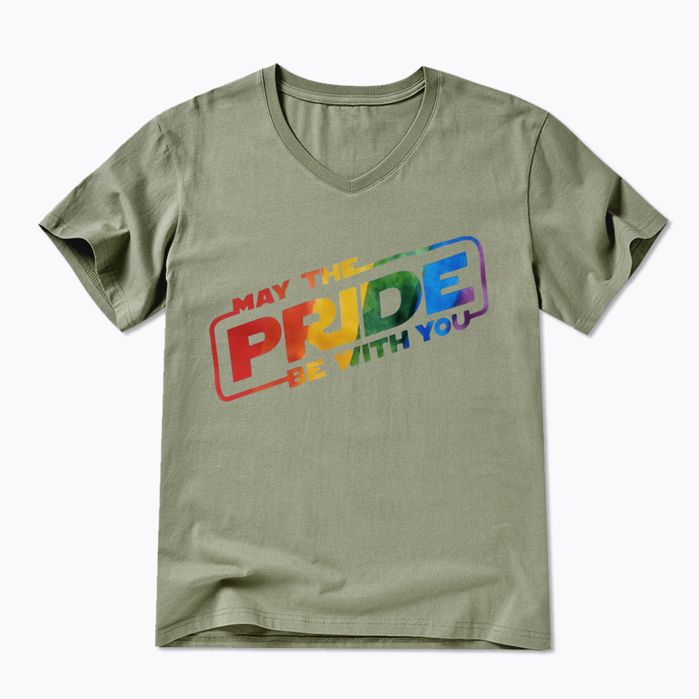 Rainbow Pride V-Neck Classic T-Shirt