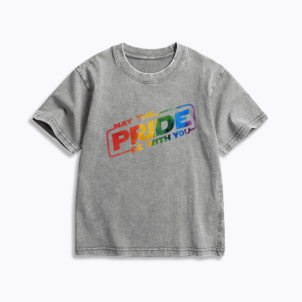 Rainbow Pride Kids Washed T-Shirt