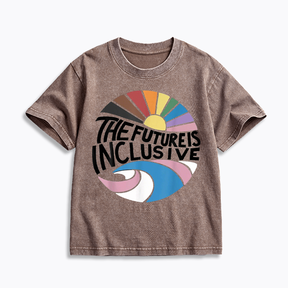 The Future Is Queer Kids Washed T-Shirt