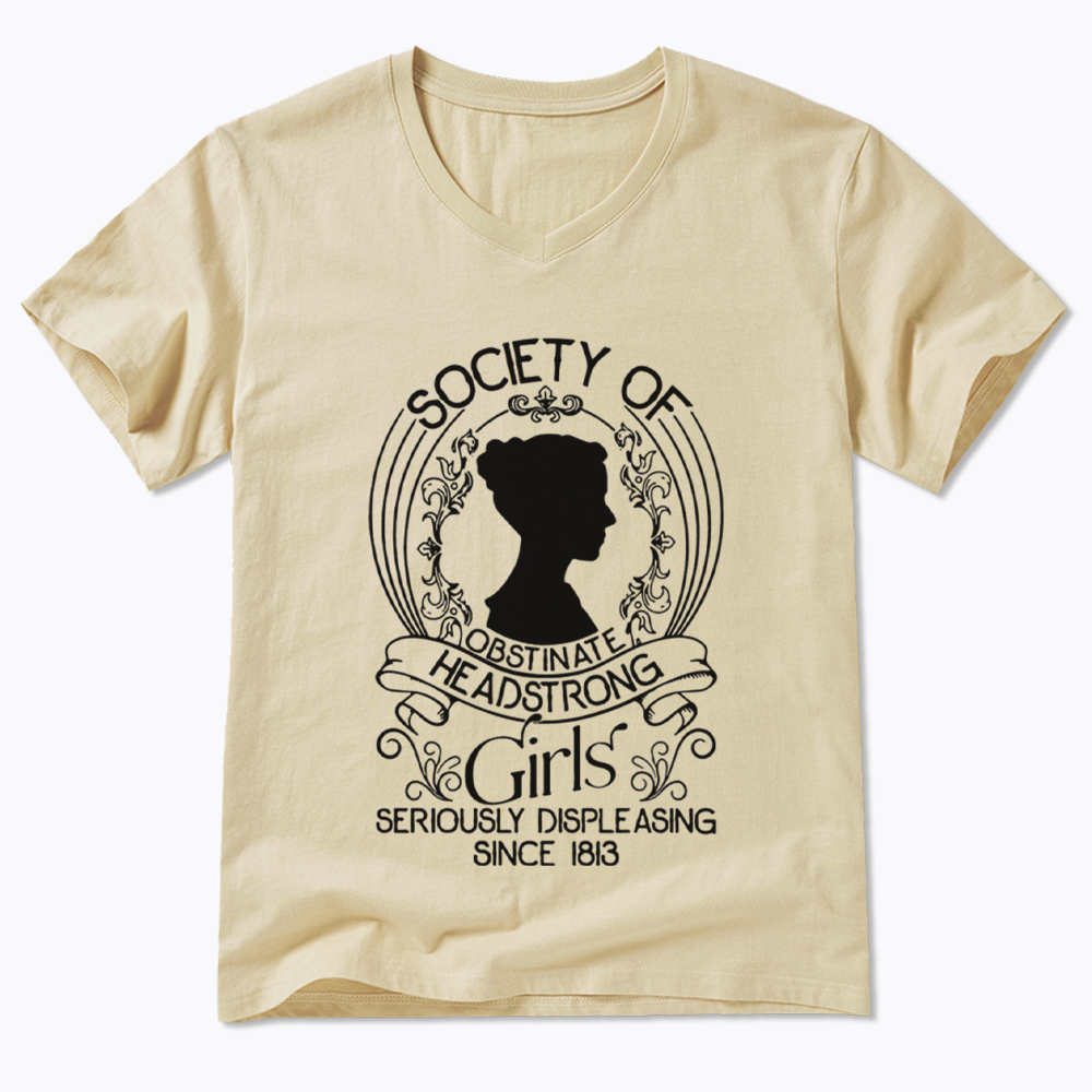 Society Of Obstinate Headstrong Girls V-Neck Classic T-Shirt