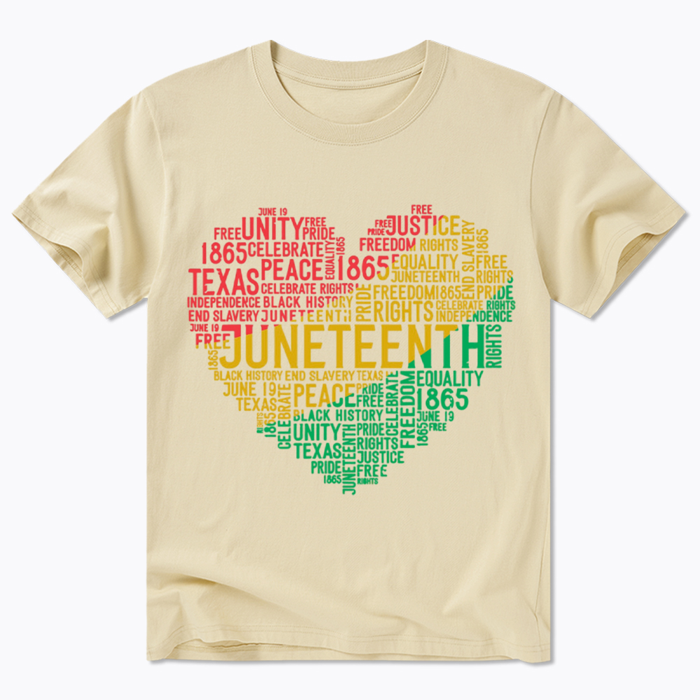 Juneteenth Heart Black History Classic T-Shirt