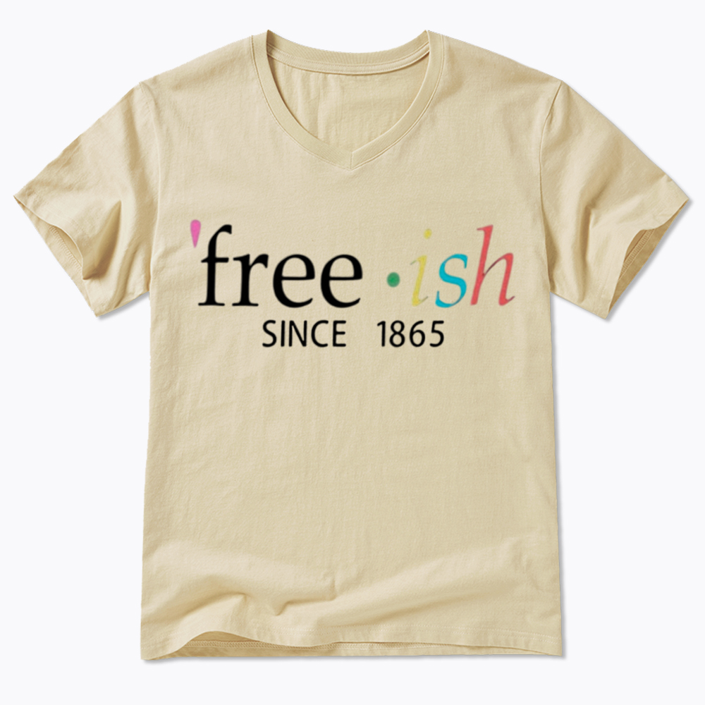 Freeish Juneteenth Since 1865 V-Neck Classic T-Shirt