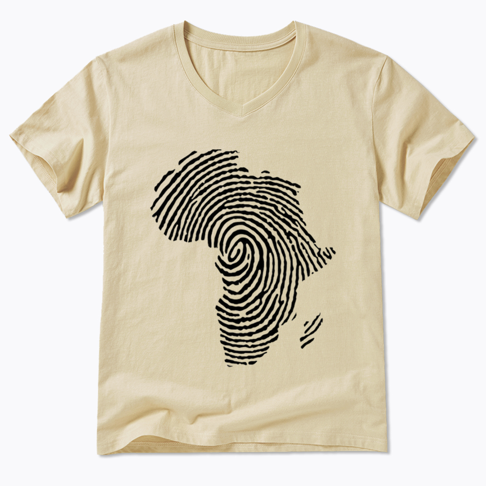 Black History African V-Neck Classic T-Shirt