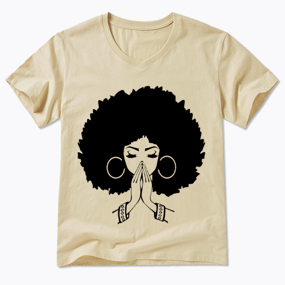 Black Girl Magic V-Neck Classic T-Shirt