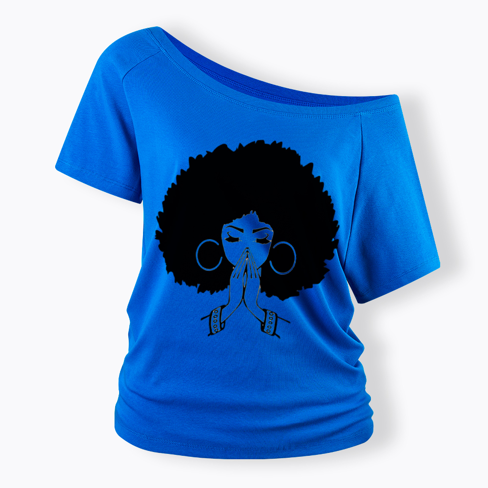 Black Girl Magic Off Shoulder T-shirt