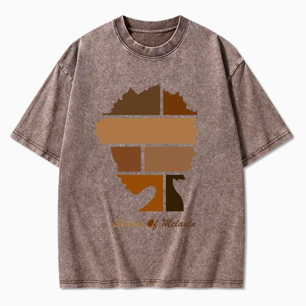 Shades Of Melanin Washed T-Shirt
